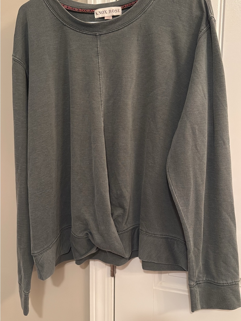 Knox Rose Olive Green Pullover Tunic